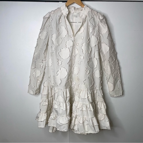 H&M Dresses & Skirts - H&M off white ruffle skirt dress S